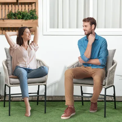 Produktbild von Gartenstühle - Loungestühle - Terrassenstühle - Balkonstühle - Gartenliegen - Set aus 2 Stück