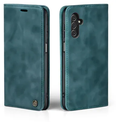 Produktbild von Handy Hülle für Samsung Galaxy A14 / A14 5G Klapphülle Bookcase Flip Cover Handy Tasche Etui Farbe: Petrol