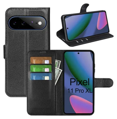 Produktbild von Klapphülle für Google Pixel 11 Pro XL -Handy Tasche mit Kartenfach,Hülle Schwarz