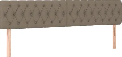 Produktbild von Kopfteile Taupe 200x7x78/88 cm Stoff