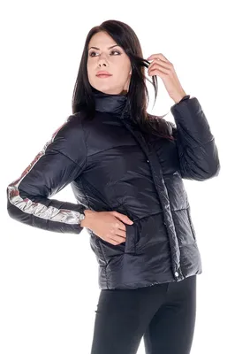 Produktbild von Greysongraue Damenjacke mit Stehkragen