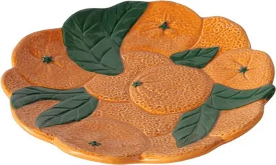 Produktbild von Orangefarbene Schale aus glasiertem Dolomit, spülmaschinengeeignet