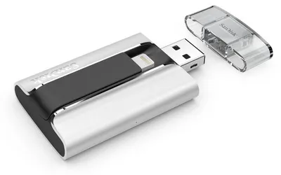 Produktbild von SanDisk iXpand V2 USB-Stick 3.0 64GB, Flash-Laufwerk, Apple MFI-