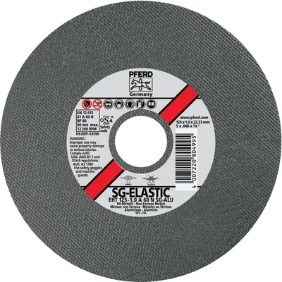Obrázok produktu pre PFERD 61326323, Rezací disk, Hliník, neželezitý kov, 18 cm, Každá značka, Plochý stred, 2,22 cm