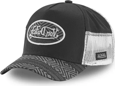 Produktbild von Von Dutch Originals Baseball Trucker Cap - VON DUTCH Logo Aztec Mesh