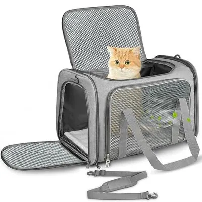 Zdjęcie produktu dla Torba transportowa dla kotów psów składana 50X34X34 cm do 8 kg