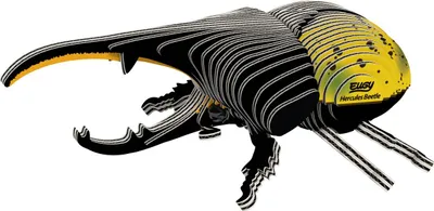 Produktbild von Eugy 3D Puzzle Herculeskäfer - Tierpuzzle aus Karton - Kreatives Spielzeug