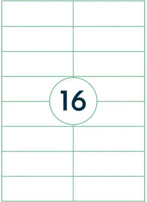 Immagine prodotto di rillprint R89117 etichette universali rillprint, 105 x 37 mm, bianco
