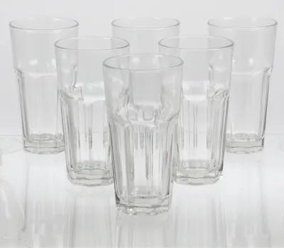 Produktbild von 8x Longdrinkgläser 6er Set 305 ml spülmaschinengeeignet Trinkgläser für Cocktails Wasser Säfte und Barbedarf