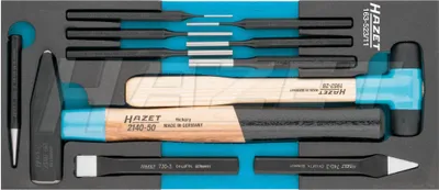 Produktbild von HAZET 163-523/11 Univerzální sada ∙ 392 mm x 172 mm ∙ Počet nástrojů: 11