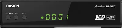 Produktbild von Edision piccollino S2 + T2/C Full HD Combo Receiver schwarz