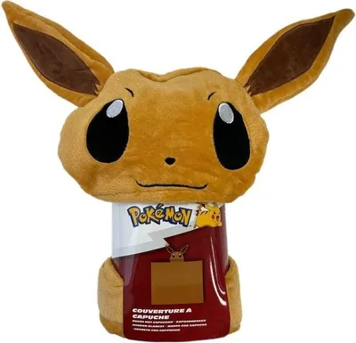 Immagine prodotto di Costume da Pokemon Evoli con cappuccio e cappuccio in pile -