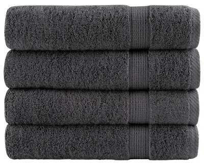 Immagine prodotto di Asciugamani vidaXL Premium SOLUND, 4 pezzi, antracite, 50x100 cm, 600 g/m²