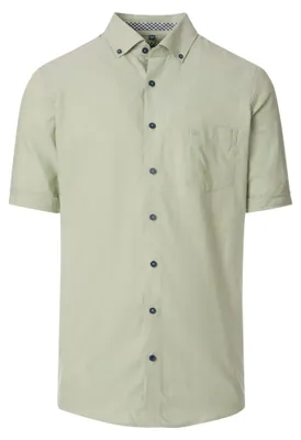 Produktbild von Redmond - Comfort Fit - Herren Freizeithemd Kurzarm (251055999), Größe:S, Farbe:Grün(60)