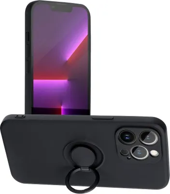 Obrázek produktu pro SILIKONOVÝ kroužek vhodný pro IPHONE 12 PRO MAX černý