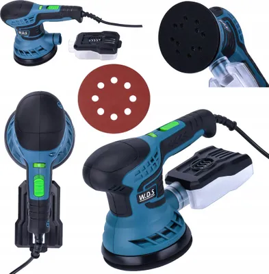 Zdjęcie produktu dla Szlifierka Mimośrodowa Sieciowa 230V 1500W 13.000 RPM 125 mm W.D.S.