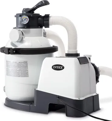 Produktbild von INTEX 26644GS - RCD Sandfilterpumpe - SX1500 (4,5m³l/hr, bis 20m³ Pool) Filterpumpe Poolfilter