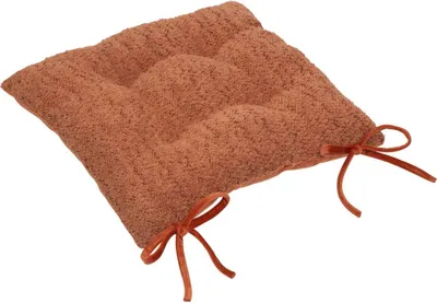 Produktbild von Stuhlgalette soana bouclette terracotta 38x38cm  - Atmosphera créateur d'intérieur