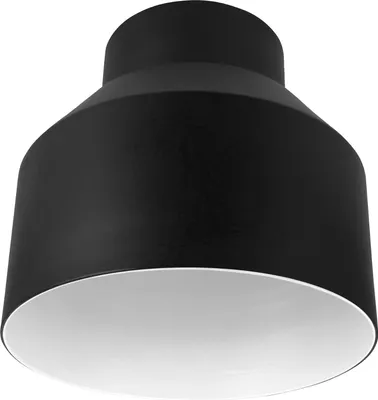 Produktbild von Osram Vintage Edition 1906 Lampenschirm Cup, schwarz und weiss Zur Erweiterung Ihrer Osram Pendulum Leuchte, P20, Aluminiumgehaeuse