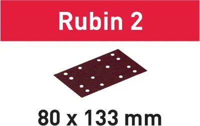 Image de Abrasifs Rubin 2 STF 80X133 P180 RU2/10 - FESTOOL 499060