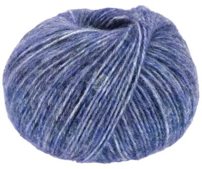 Produktbild von Lana Grossa - Natural Alpaca Pelo 0034 blau meliert
