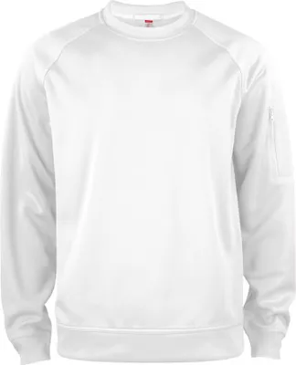 Produktbild von Sweatshirt Rundhals Basic Active umweltschonend gefärbt mit Ärmeltasche und Kopfhörerlösung