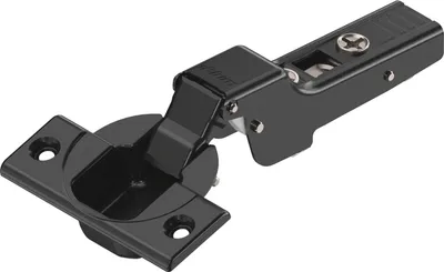 Zdjęcie produktu dla Zawias meblowy BLUM CLIP top ONYX 110°, przesunięcie 9,5 mm bez sprężyny, śruby