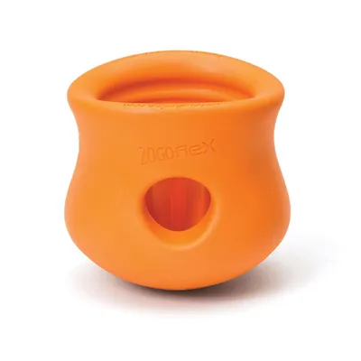Produktbild von West Paw ZG084TNG, Hund, Puzzle-Spielzeug, Orange, 10 cm