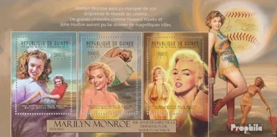Produktbild von Briefmarken Guinea 2012 Mi 9386-9388 Kleinbogen (kompl. Ausgabe) postfrisch Marilyn Monroe