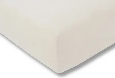 Produktbild von Estella Samt-Velours Spannbettlaken Atelier Farbe elfenbein 100x200 cm
