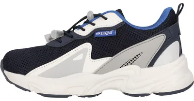 Imagen del producto de Zapatilla deportiva ZIGZAG modelo Bavar con práctico sistema de cordones rápidos, color Azul Profundo (Blue Depths), talla 31