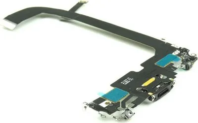 Produktbild von Ausgebaut Original Ladebuchse Mikrofon USB Dock Connector Schwarz für iPhone 13 Pro Max & Werkzeug