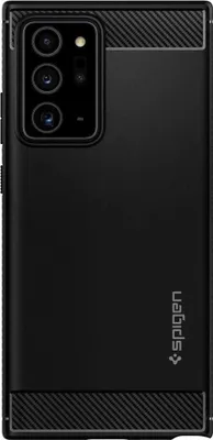Produktbild von Spigen RUGGED ARMOR GALAXY NOTE 20 ULTRAMATTES SCHWARZ Handyhülle