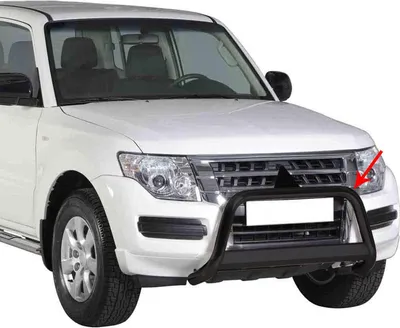Immagine prodotto di Barra di protezione paraurti anteriore per Mitsubishi Pajero 2015-2021 ø63mm acciaio nero