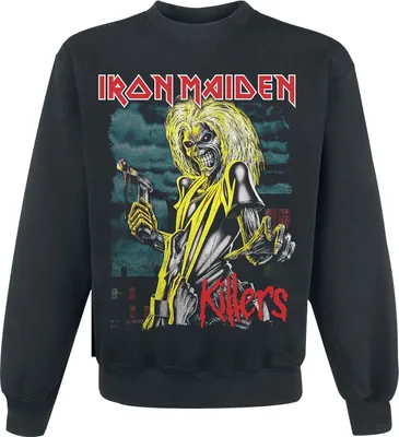 Produktbild von Iron Maiden Sweatshirt Herren Killers Green Clouds schwarz L