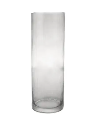 Produktbild von Storefactory Vase / Windlicht RAMSJÖ MEDIUM grau | Ø 12x35 cm