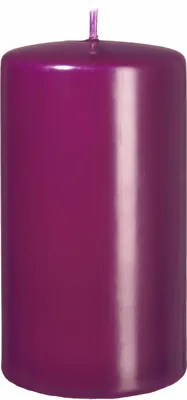 Produktbild von 4er Set Oster, Frühling, Stumpenkerzen Brombeere 10 x 6 cm