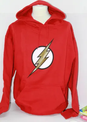 Produktbild von Superman - FLASH Herren Kapuzensweatshirt - Hoodie Gr. XS