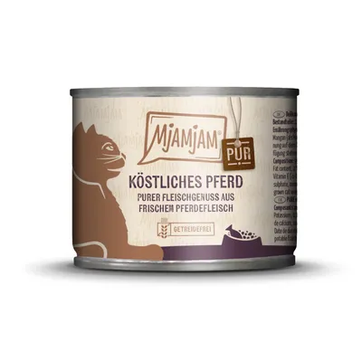 Produktbild von MjAMjAM 11127, Adult, jede Rasse, Pferd, 200 g, Getreidefrei, Ohne künstliche Farbstoffe