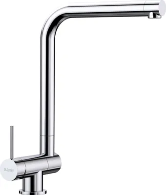 Produktbild von BLANCO LARESSA-F Hebel links Küchenarmatur Wasserhahn Hochdruck chrom Schlauchbrause  Vorfenstermontage  - inkl.