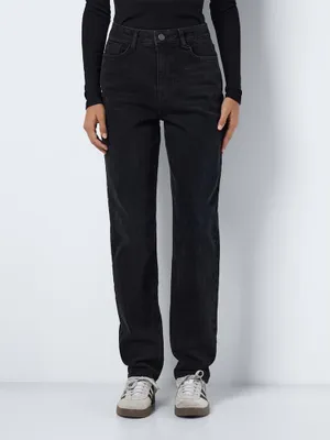 Produktbild von Noisy May Daisy Mom Fit Hochtaillierte Jeans Schwarz 30 / 30 Damen Schwarz 30