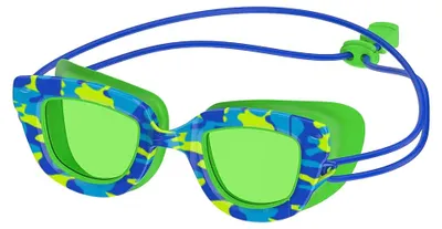 Produktbild von Speedo - "Sunny G Pop Seasiders" Schwimmbrille für Kinder IG4439 (Einheitsgröße) (Blau/Grün)