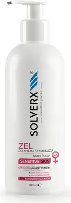 Produktbild von SOLVERX Sensitive Haut Gel zum Waschen und Abschminken von Gesicht