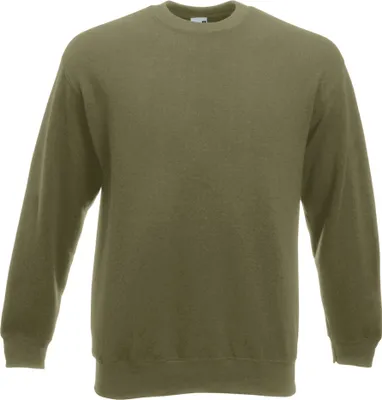 Obrázek produktu pro Uni mikina Fruit Of The Loom Premium 70/30 s výstřihem RW3159 (M) (olivově zelená)