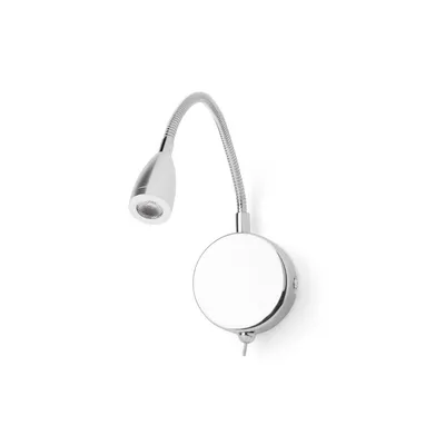 Produktbild von Wandleuchte TOCOA LED Chrom, flexibler Arm, Schalter, 3W, 3000K, 32 cm Höhe