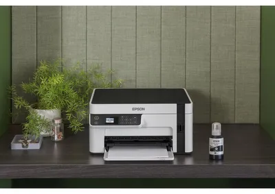 Produktbild von Epson EcoTank ET-M2120, Tintenstrahl, Monodruck, 1440 x 720 DPI, A4, Direktdruck, Schwarz, Weiß
