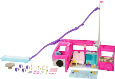 Produktbild von Barbie Super Abenteuer-Camper mit Zubehör