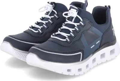 Produktbild von Rieker Damen Slip-On-Sneaker Dunkelblau Textil & Synthetik vegan  Größe: 36