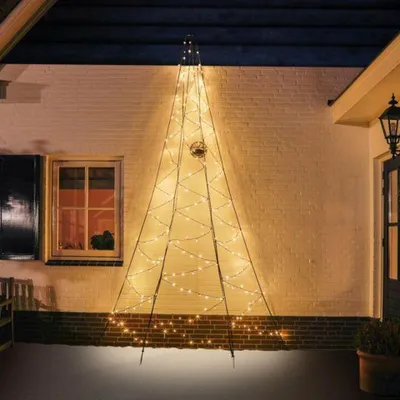 Produktbild von Fairybell Wand-Weihnachtsbeleuchtung | 400 cm | 240 LED | Warmweiß