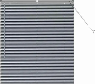 Zdjęcie produktu dla Żaluzje weneckie vidaXL, ciemnoszary, 130 x 110 cm, aluminium